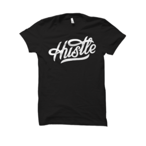 Hustle Short Sleeve Black/White