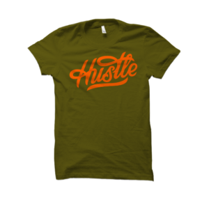 Hustle Short Sleeve Green/Orange